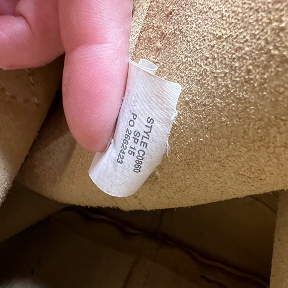 J.Crew Natural Leather Tote Bag Brown Patina Well Loved - Picture 12 of 13